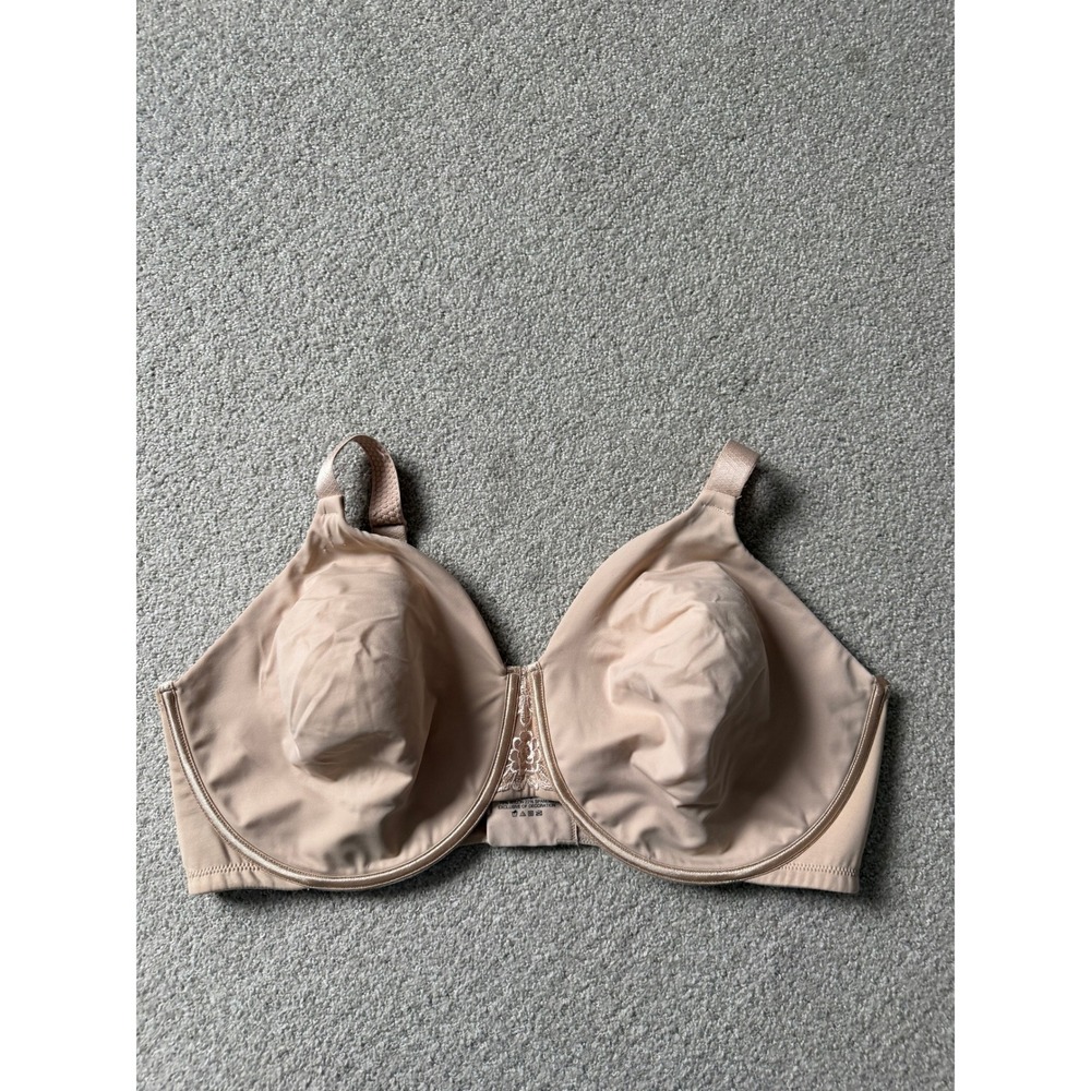 Vanity Fair Classic Full Figure Bra Size 44DDD Beige Underwire Support